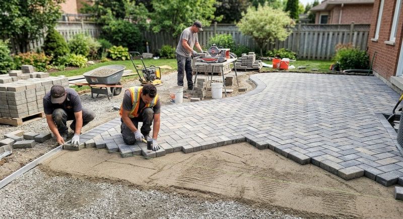 Clay Pavers Installation in Fairfield County, CT